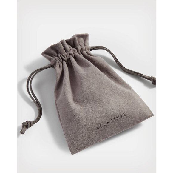 All Saints Necklace Dana Pearl Bar Necklace Gold - Picture 6 of 14